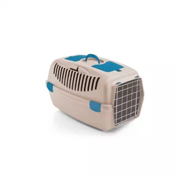 STEFANPLAST Transportna kutija Gulliver 2 s metalnim vratima 55x36x35 cm bijeli travertin