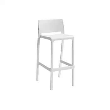 BICA vrtna barska stolica Volga Stool 65 50x49x89cm bijela