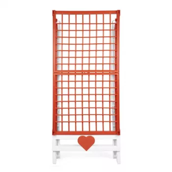 GIOSTYLE Love Clothes Dryer White/Orange 180x56x96cm