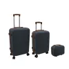 ORDINETT komoda s ladicama, set od 3, 60L + 43L + 15L, siva