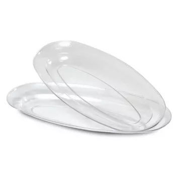 GUARDINI plastične plitice prozirne set od 2 Easy Bake 46x23cm