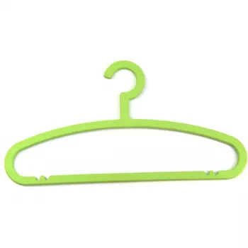 ORDINETT Basic plastične vješalice pakiranje od 5 42,5 cm razne boje