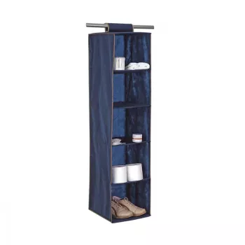 ORDINETT organizator s 5 polica 30x30x120cm plavi