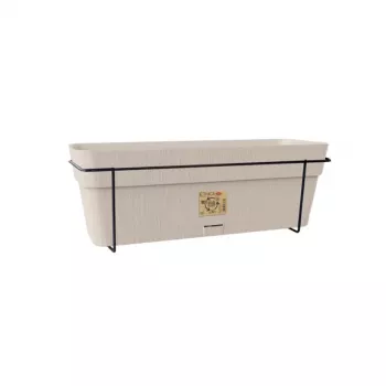 STEFANPLAST balkonski set sa sustavom automatskog navodnjavanja i metalnim držačem 50x18x17 cm bijeli