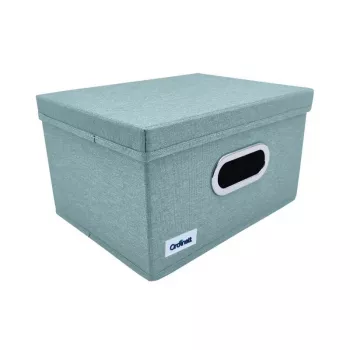 ORDINETT kutija S za odlaganje 29,5x22,5x16,5 cm metvica polipropilen 11 L