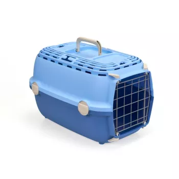 STEFANPLAST transportna kutija Horizon 1 s metalnim vratima 48x32x30 cm svijetloplava/plava