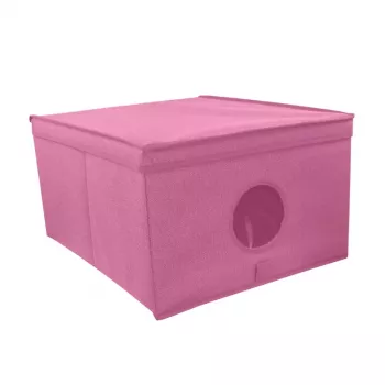 ORDINETT sklopiva kutija L 50x40x25cm s uzorkom cvijeća