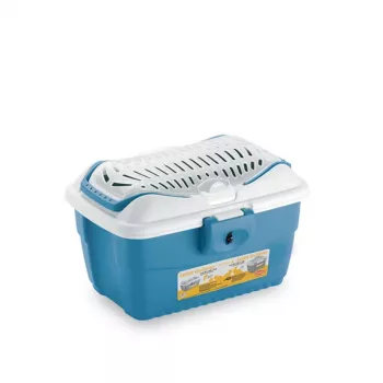 STEFANPLAST transportna kutija Mini Gulliver 40x30x24cm bijela/plava
