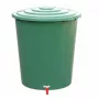 STEFANPLAST bačva za kišnicu 310L s poklopcem i slavinom, zelena, Ø80x97cm