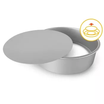 GUARDINI profesionalni kalup za kolače s uklonjivim dnom, Ø26 x 7,5 cm, eloksirani aluminij
