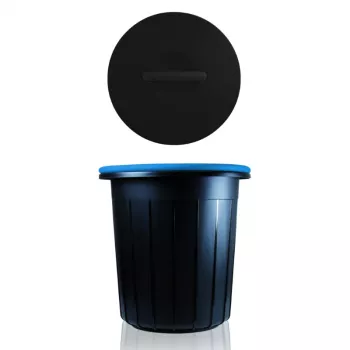 GIOSTYLE Eco Solution 25L Waste Bin Dark Grey/Blue