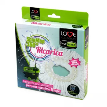 GIOSTYLE zamjenjiva glava mikrofilarske krpe za brisanje za Vileda Love Spin Mop 360°