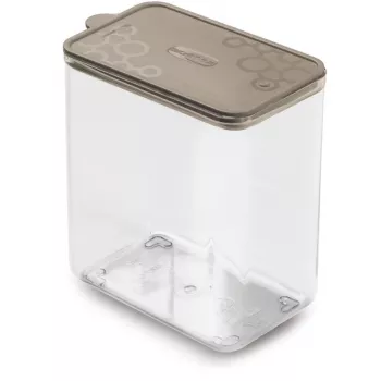 GIOSTYLE pravokutna kutija za pohranu L 1,8L Con.Tengo 15,5x10x17,1cm sivo-smeđa