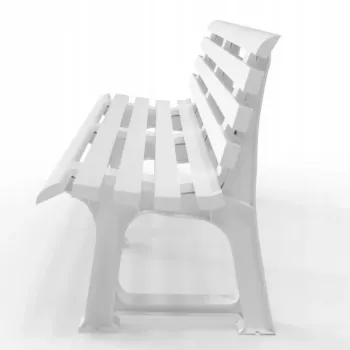 BICA vrtna klupa Olimpia 150x53x77cm bijela