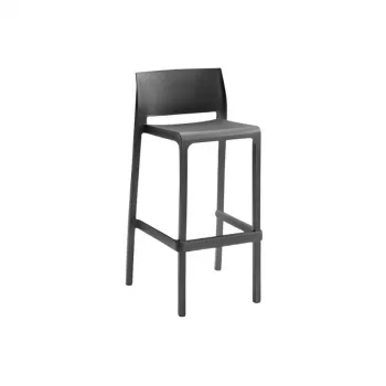 BICA vrtna barska stolica Volga Stool 75 50x50x99cm siva