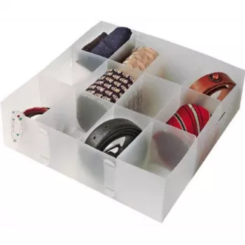 ORDINETT organizator L 30,5x30,5x10cm Top Class prozirna kutija za odlaganje
