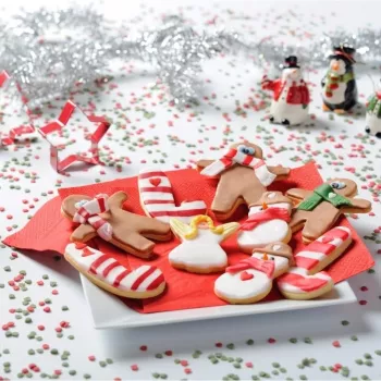 GUARDINI Gingerbread Mould Set of 4 in Blister 28 x 19 x 2 cm