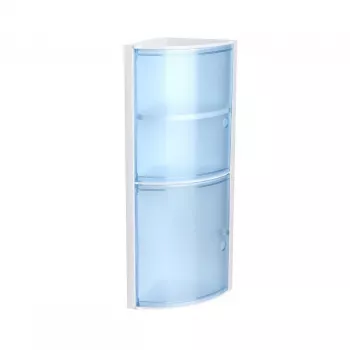TATAY Corner Bathroom Cabinet Blue
