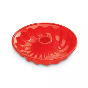 GUARDINI kalup za savarine silikon Juliette Ø24x5,5cm crveni