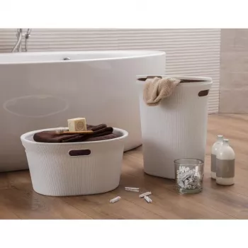 TATAY kutija za rublje Baobab 40L bijela