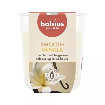 BOLSIUS True Scents Vanilla Scented Candle in Glass, Ø80x73 mm