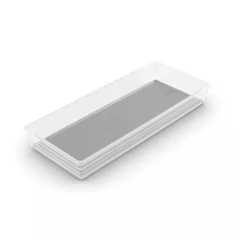 KIS Box Sistemo Organizer 8, 37.5 x 15 x 5 cm, Transparent/Light Grey