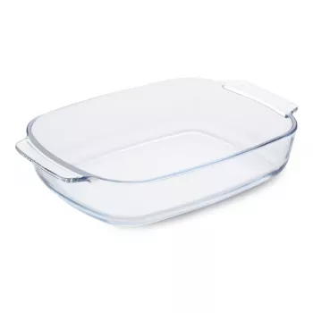 GUARDINI staklena posuda za pečenje, pravokutna, borosilikatno staklo, 34x22,5x6 cm / 2,7 L