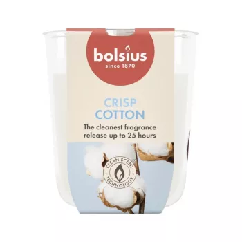 BOLSIUS True Scents Fresh Cotton Scented Candle in Glass Ø80x73mm