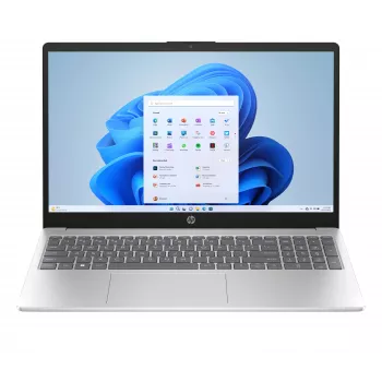 HP 15,6 inch FHD prijenosno računalo - Intel Core 3 100U, 8GB RAM, 512GB SSD, FreeDOS, Natural Silver