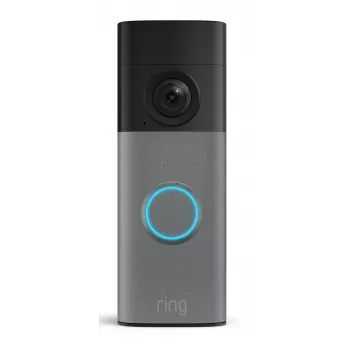 Ring Battery Video Doorbell 2 - 2K, dvosmjerni razgovor, prošarano siva
