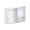 TATAY Horizontal Bathroom Cabinet White/Glazed