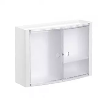 TATAY Horizontal Bathroom Cabinet White/Glazed