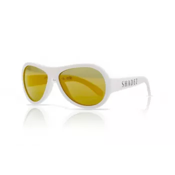 SHADEZ Classic White Junior Children's Sunglasses, 3-7 Years