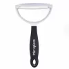 Microplane Peeler XL nož za guljenje s kirurškim nehrđajućim čelikom, ergonomskom Soft-Touch ručkom, integriranim vadičem očiju krumpira, crni
