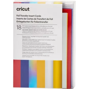 Cricut Insert Cards Foil Celebration R10 set čestitki, crveno-plavi (2009476)