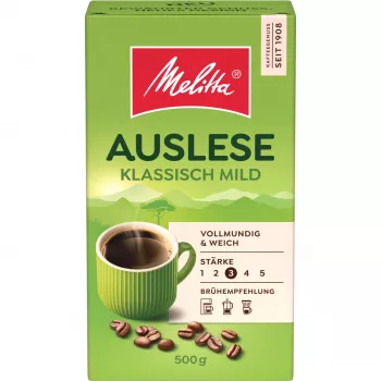 Melitta Auslese Klassisch-Mild mljevena kava, 500 g