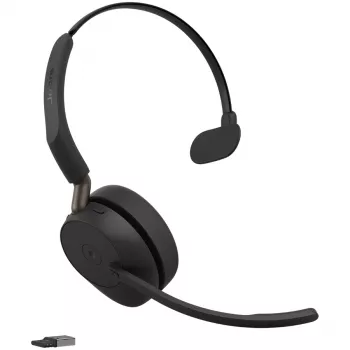 Jabra Evolve3 65 MS Mono Link 390a Bluetooth on-ear slušalice s mikrofonom, crne