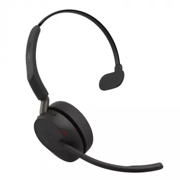 Jabra Evolve3 65 MS Mono Link 390a Bluetooth on-ear slušalice s mikrofonom, crne