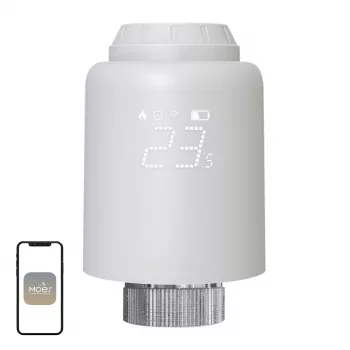 MOES ZTRV-PJ-601-MS Smart Thermostatic Head