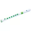 NUVO Recorder+ White-Green Soprano Recorder, German Fingering, Key of C, ABS Plastic, with Case, Cleaning Rod and Fingering Chart