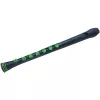 NUVO Recorder+ NURG320BGR Soprano Recorder, German Fingering, Black/Green
