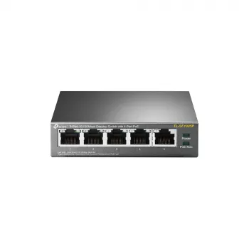 TP-Link TL-SF1005P 5-portni 10/100 Mbps desktop PoE+ switch s 4 PoE+ porta, 67W budžet, Extend način