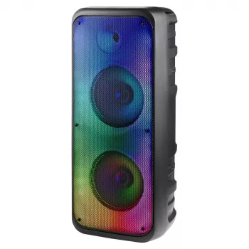 Defender BOOMER 35 prijenosni Bluetooth zvučnik 30W s MP3/FM/SD/USB/AUX/TWS/LCD/RGB/MIC karaokama - crni