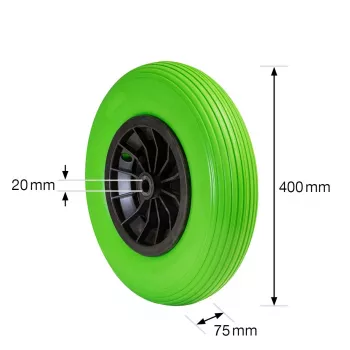 Wagner Design Yourself kotač za tačke puna guma RO 8402 zeleni 260 mm 120 kg 4840201