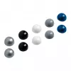 MAUL magneti Ø 3,0 x 1,9 mm, set od 10 komada, srebrni, crni, bijeli, sivi, plavi