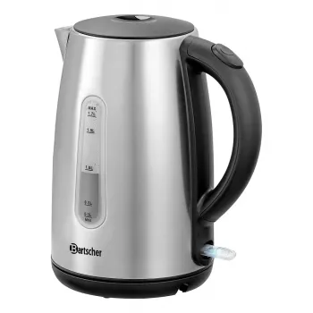 Bartscher 200095 bežično kuhalo za vodu od nehrđajućeg čelika 1,7L, 2200W, srebrno