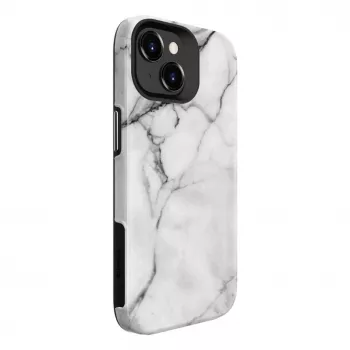 Evelatus Apple iPhone 15 Plus Armor maskica TPU+PC, mramor bijela