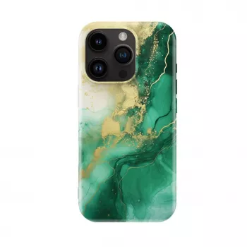 Evelatus Apple iPhone 16 Pro slim maskica s MagSafe Custom Print dizajn, zelena