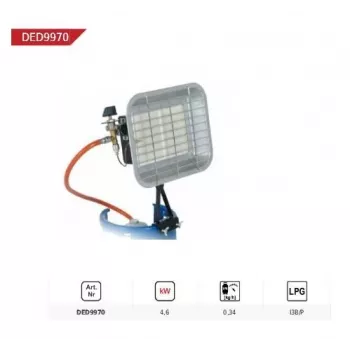 DEDRA plinski grijač za bocu 4,6kW
