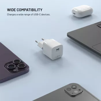 Fixed Mini USB-C GaN punjač 30W - crni